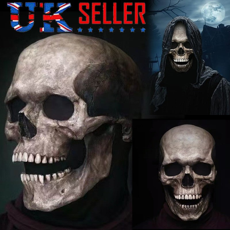 Full-head latex skull mask