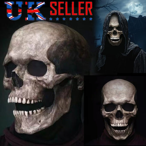 Full-head latex skull mask