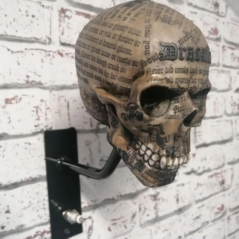 Skull Helmet and Hat Wall Rack