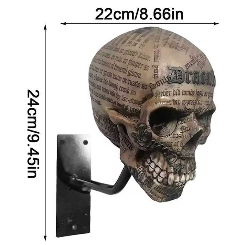 Skull Helmet and Hat Wall Rack