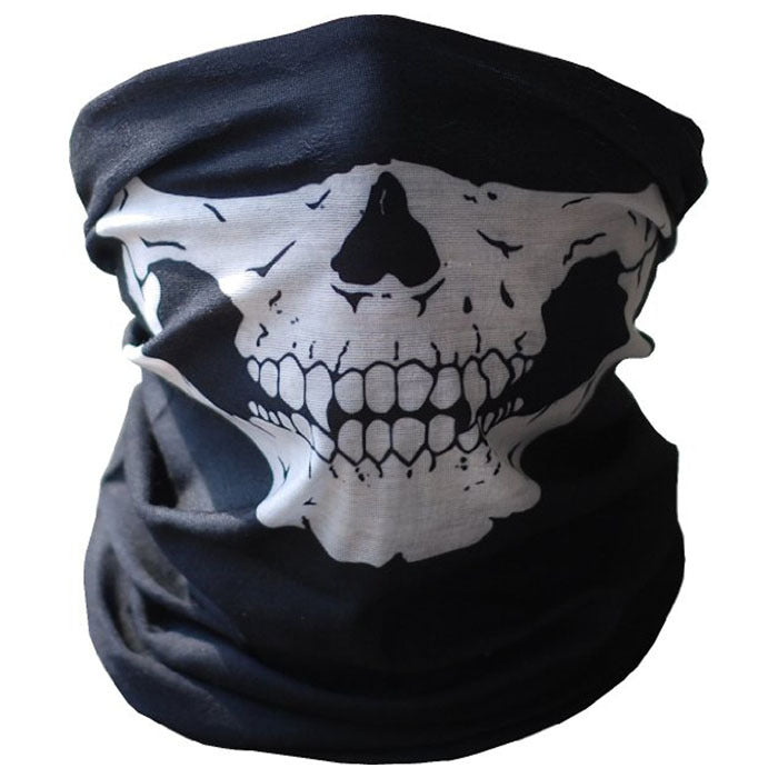 Skull face gaiter