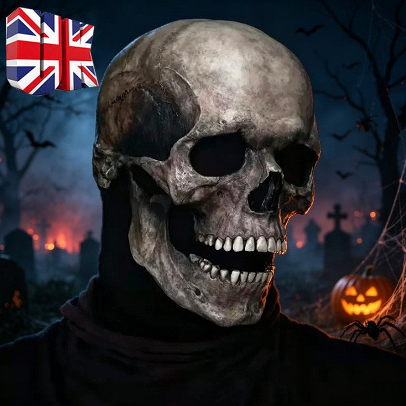 Skull mask side view
