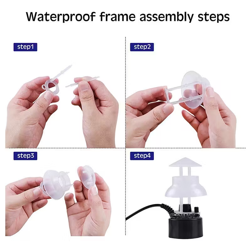 Mist maker with LED lights
