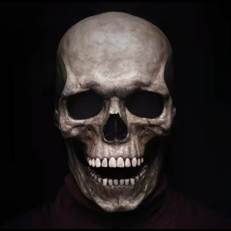 Skull mask worn