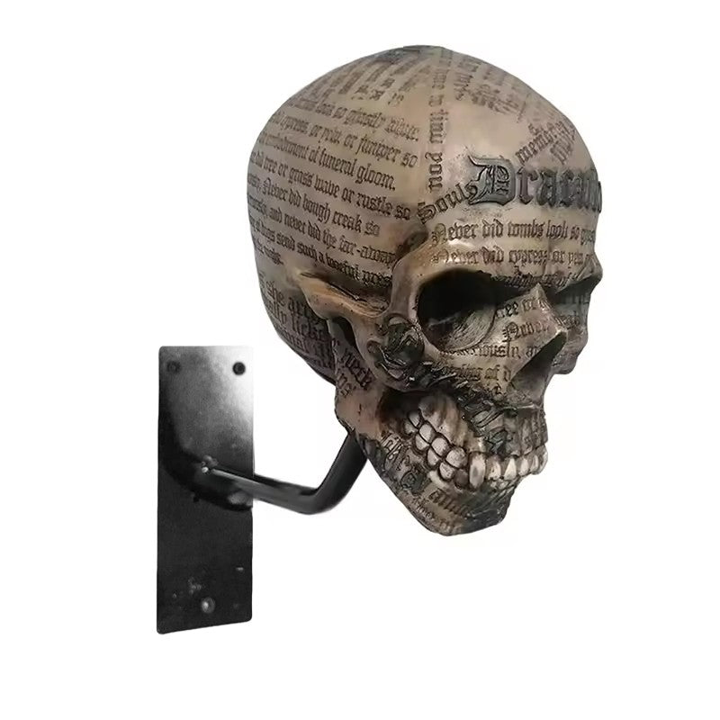 Skull Helmet and Hat Wall Rack