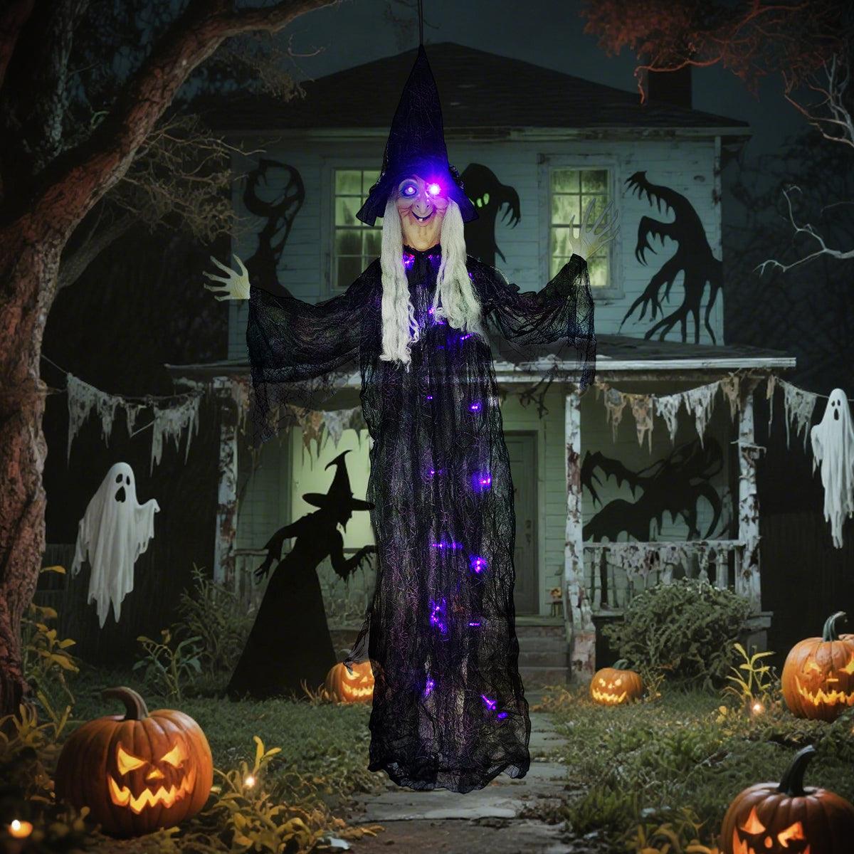 Animated witch prop