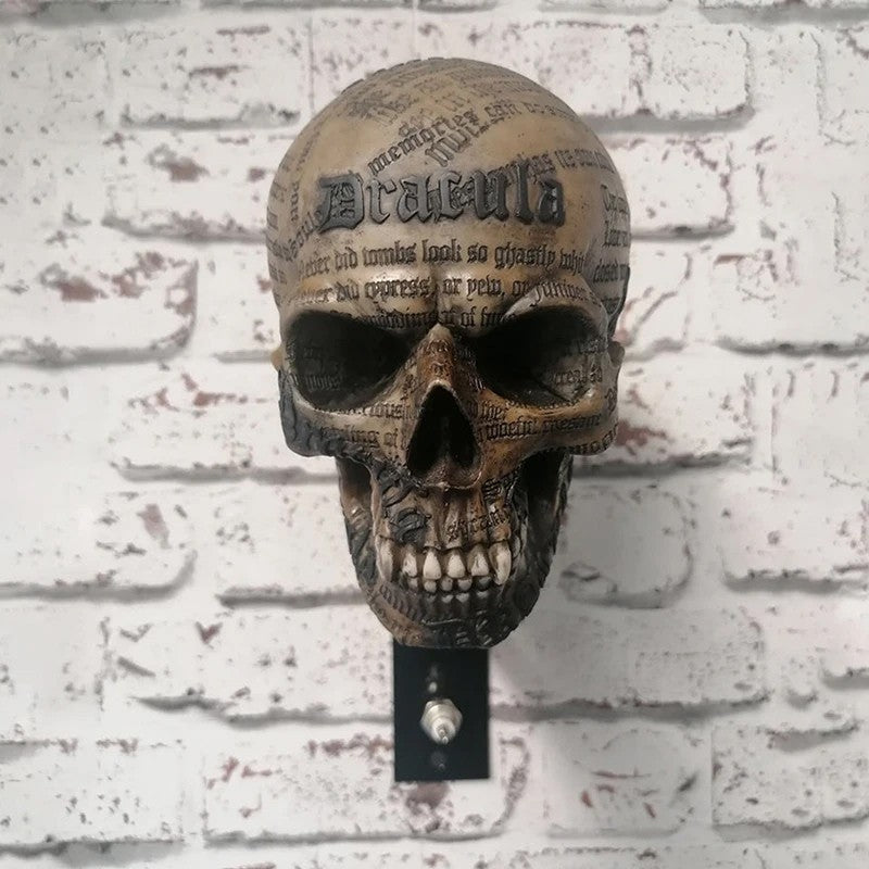 Skull Helmet and Hat Wall Rack